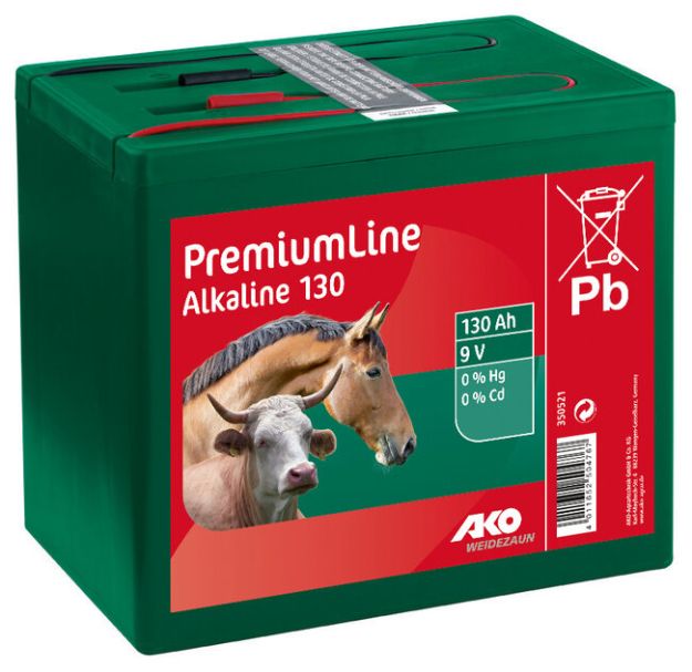 Image sur Pile Alcaline AKO 9V 130Ah en display box de 45